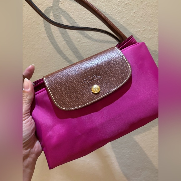 LIKE NEW LE PLIAGE ORIGINAL M TOTE BAG PINK - Picture 4 of 11